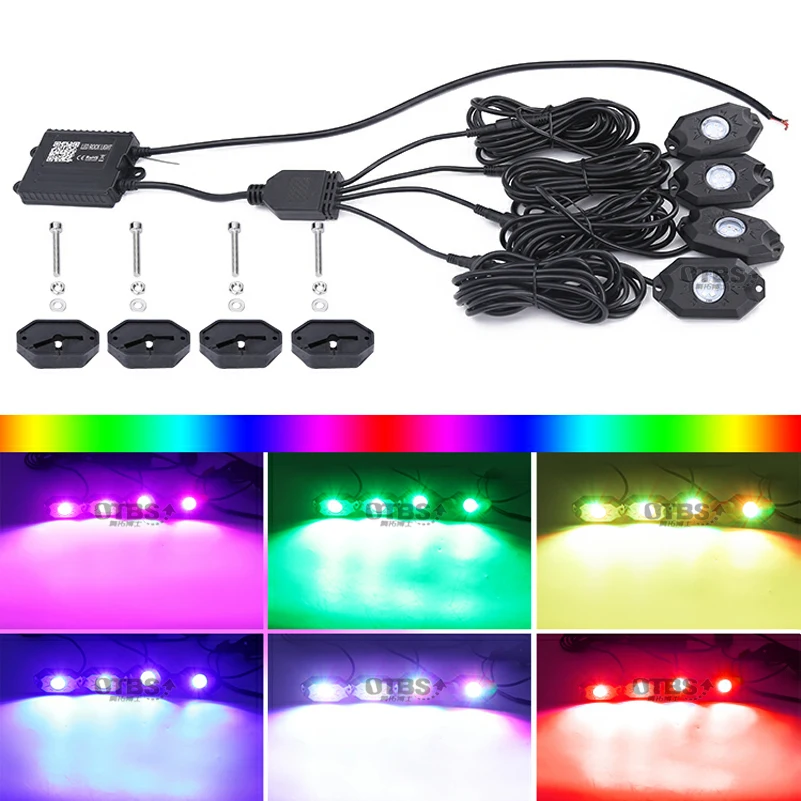 Комплект RGB со светодиодсветодиодный подсветильник кой Rock светильник с