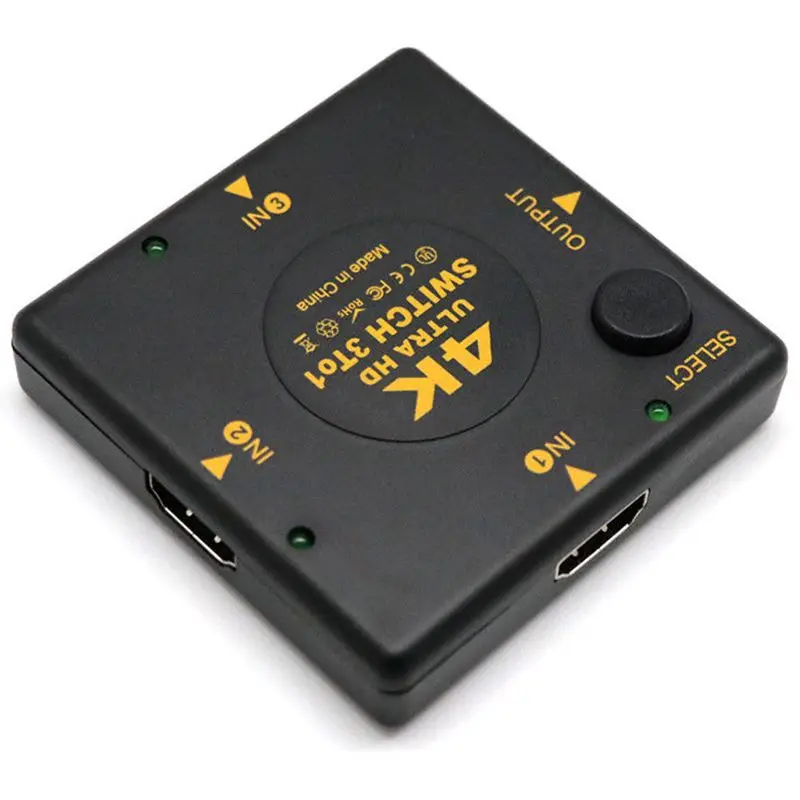 4K HDMI переключатель коробки 3 в 1 выход kvm аудио экстрактор концентратор сплиттер |