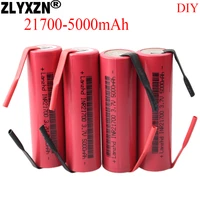 1 10pcs diy 21700 battery 3 7v 25a 21700 5000mah 5c lithium li lon rechargeable batteries for toy tools flashlight mobile