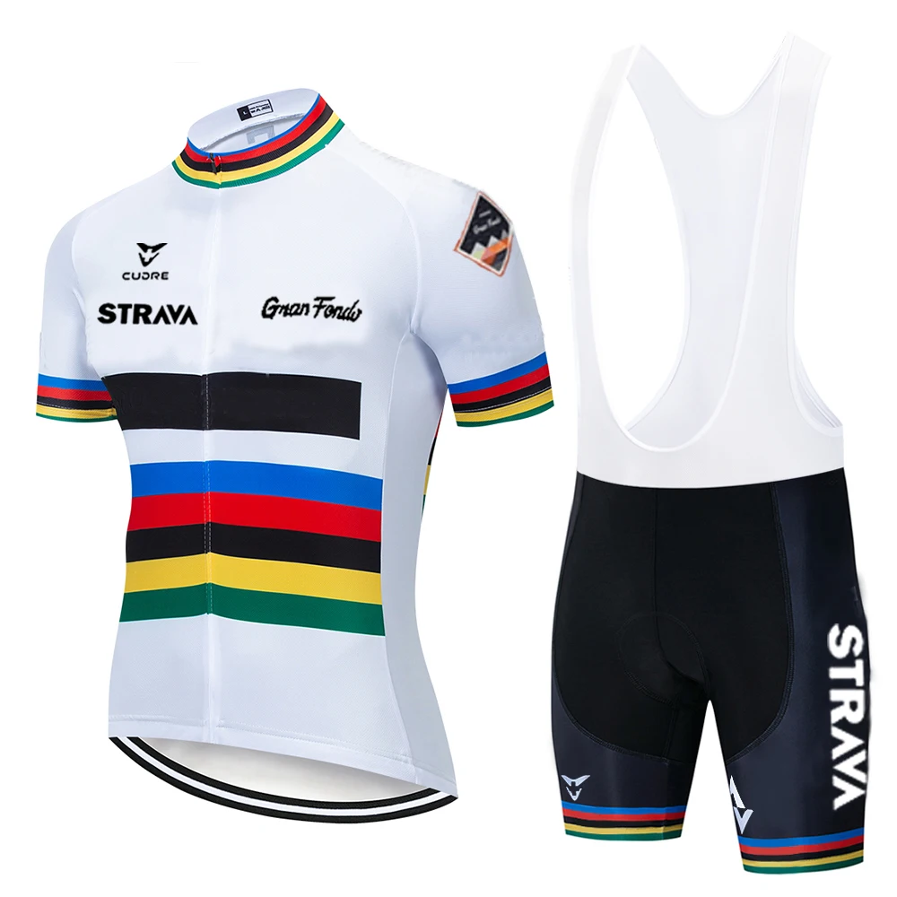 STRAVA 2020 Pro велосипедные наборы велосипедная форма Zomer Mans Wielertrui набор дорожных Fiets