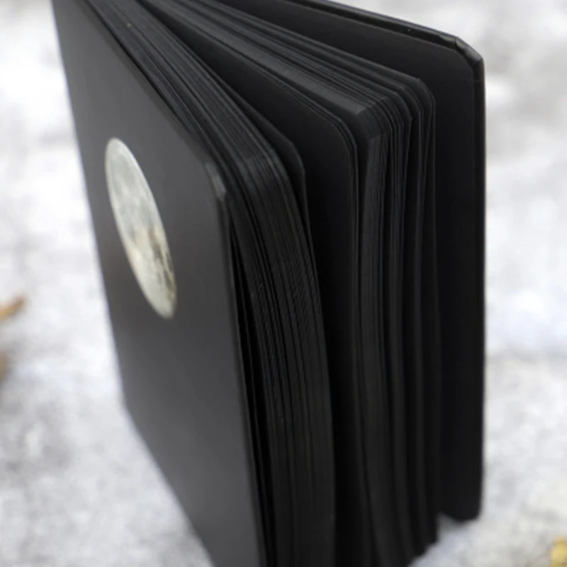 Дневник планеты А5 творческий внутренний черный блокнот для рисования и скетчей