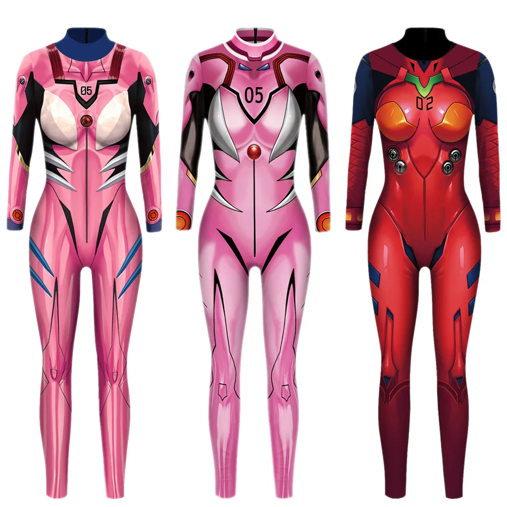 VIP модные комбинезоны Evangelion Asuka Langley Soryu костюм для косплея из комиксов аниме топ