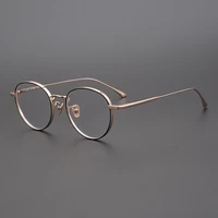 new japanese handmade john lennon round titanium optical glasses frame men retro eyeglasses myopia prescriptipn reading eyewear