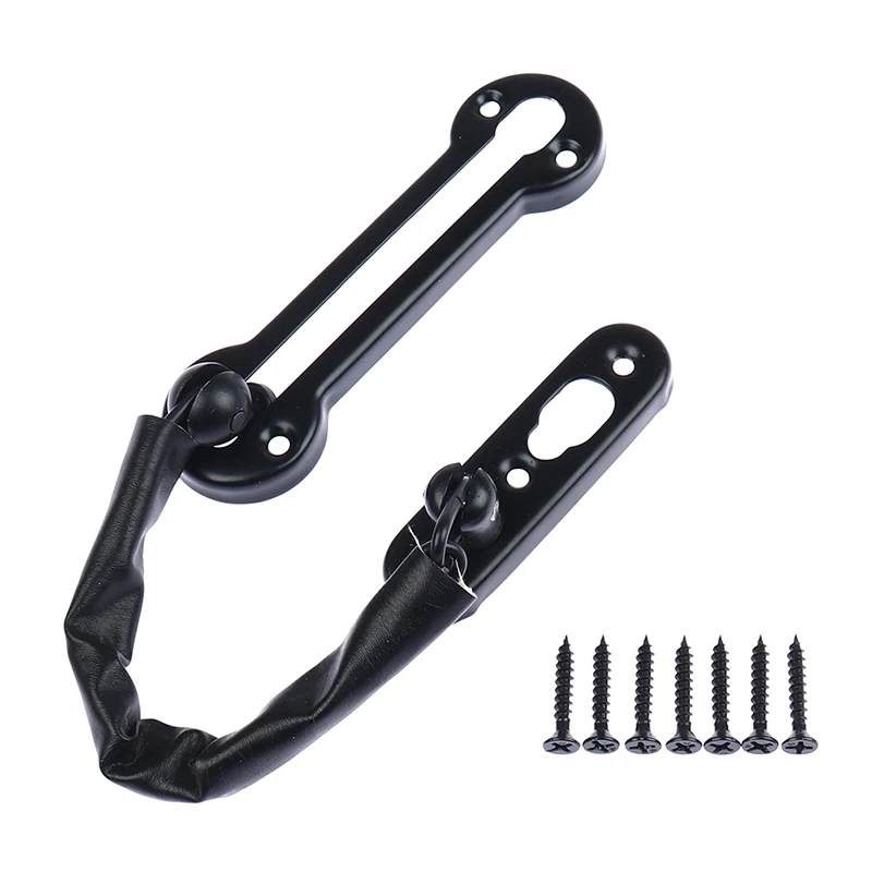 

Противоугонная защелка на цепочке для дверей отеля из нержавеющей стали, защитный замок