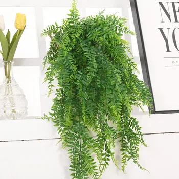1Pcs 80Cm Green Vine Silk Artificial Hanging Leaf Garland Plants Leaves Diy For Home Wedding Party Bathroom Garden Decoration 5