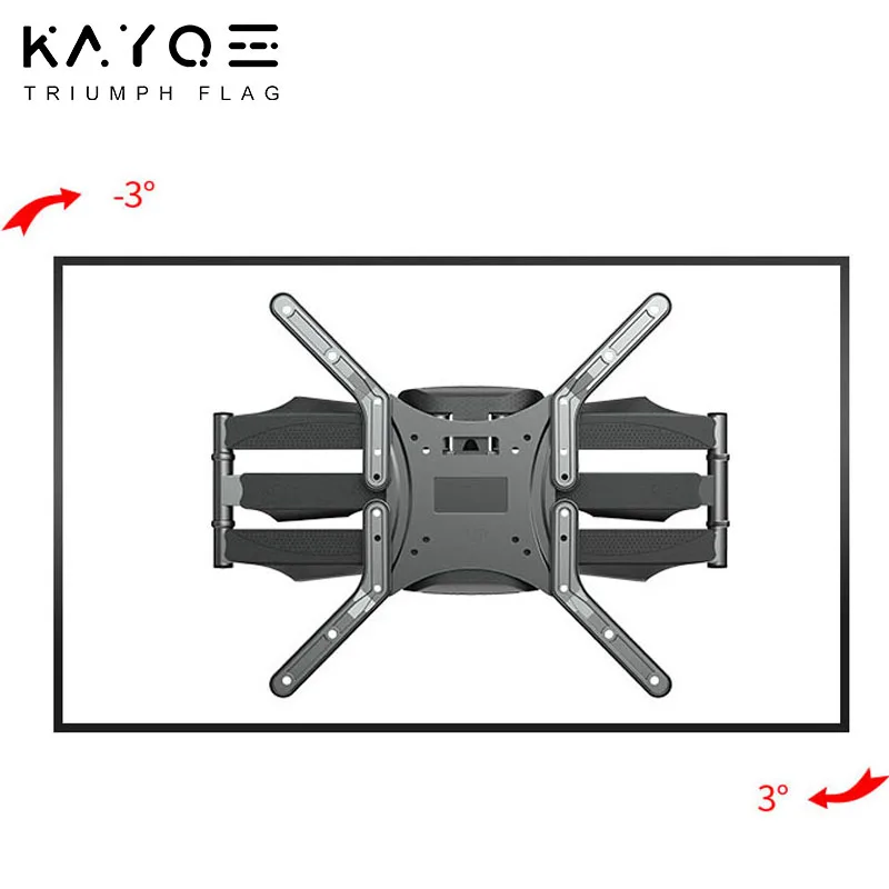 

6 Arms Tv Mount Stand 32"-60" LCD LED Full Motion 55 Inch Tv Wall Mount Swivel Bracket TV Ceiling Mount Bracket VESA 400x400mm