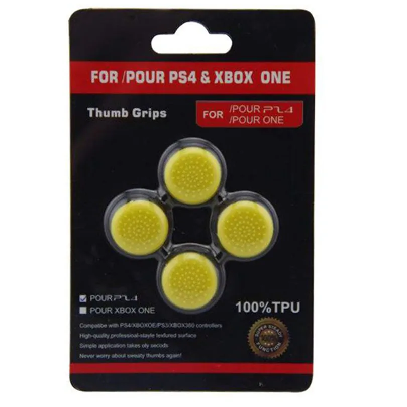 Silicone Controller Joystick Thumb Stick Grips Double Color TPU Caps Cases Covers for PlayStation 4 PS4 PS3 Xbox 360 One Game |