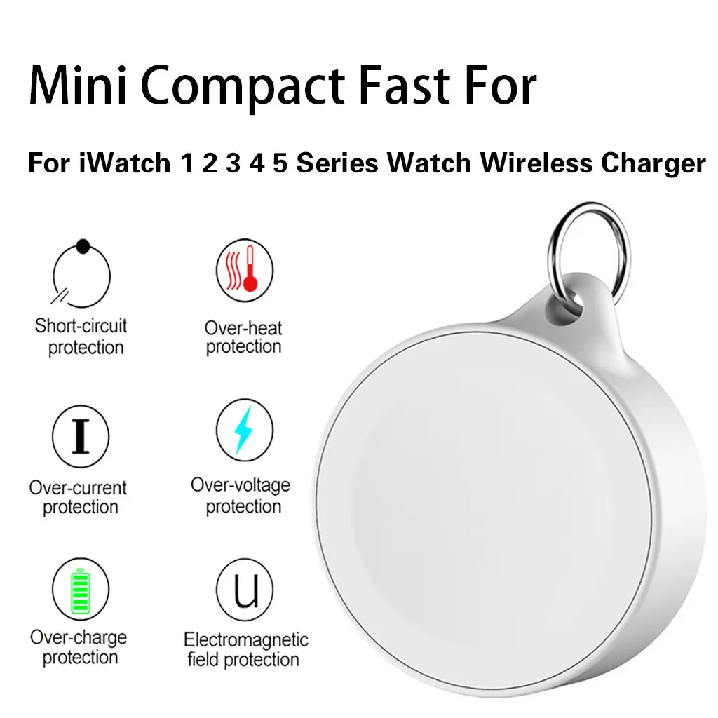 Портативное зарядное устройство с USB портом для iWatch 1 2 3 4 5 Series|Смарт-аксессуары| |