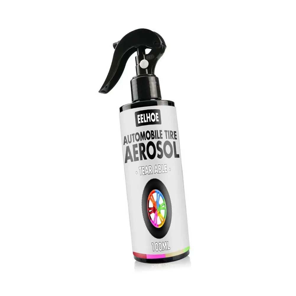 

30ml/100ml Car and Vehicle Tire Peelable Wheel Paint Wheel Self-painting Tearable Spray Film Durable Rubber Coating Agent