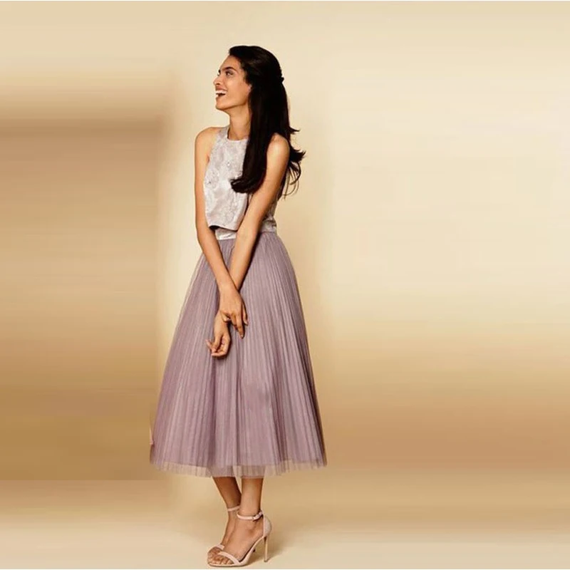 

женские юбки Ankle Length Cheap Skirt Tulle jupe femme Long Tulle Skirt Pleats a line Maxi Tulle Skirt Girl