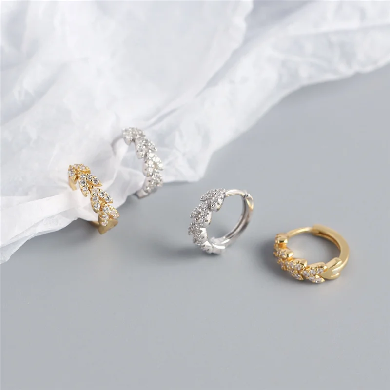 Женские серьги гвоздики из серебра 100% пробы в форме сердца|Серьги-гвоздики| |