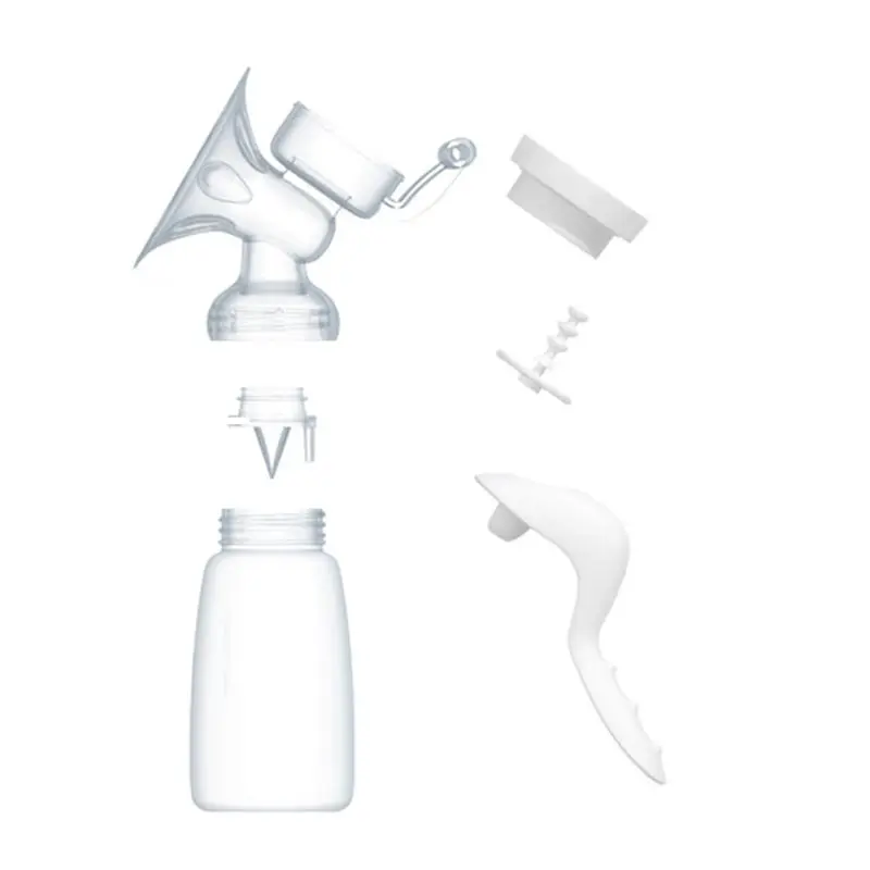 

Manual Breast Pump Powerful Baby Nipple Suction Travel Suck Feeding Milk Bottles Q1FE