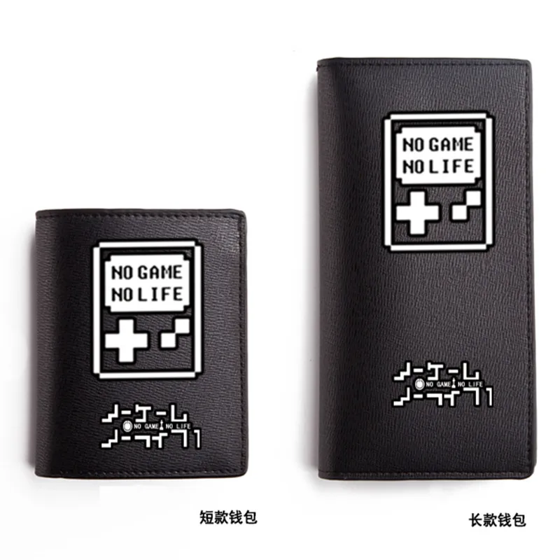Высокое качество аниме без игры жизни PU кожаный женский длинный кошелек Carteira