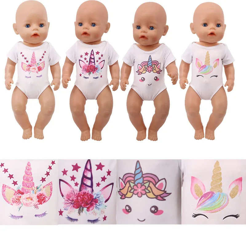 1 шт. купальник с единорогами одежда нижнее белье аксессуары для кукол подходит