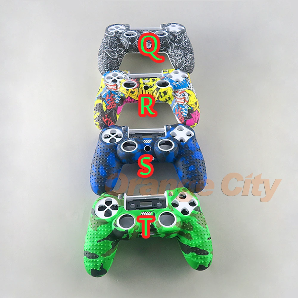 Защитный силиконовый гелевый резиновый мягкий чехол с граффити для контроллера
