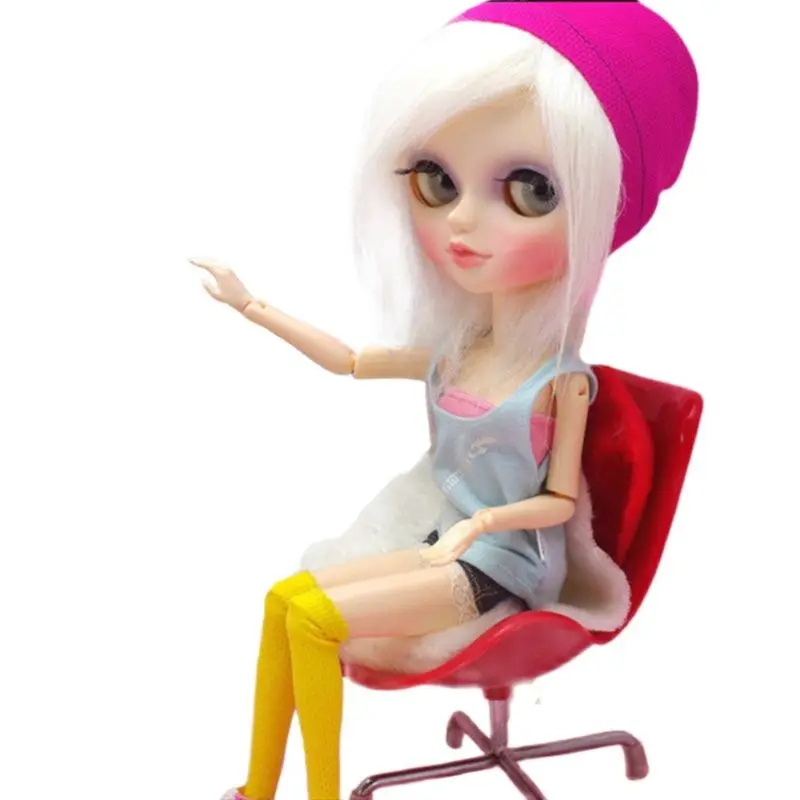 

WOWHOT пластиковые кукольные стулья 1/6 BJD, аксессуары для куклы-монстры, кукольный домик, мебель, игрушки для кукол Барби, детская игрушка