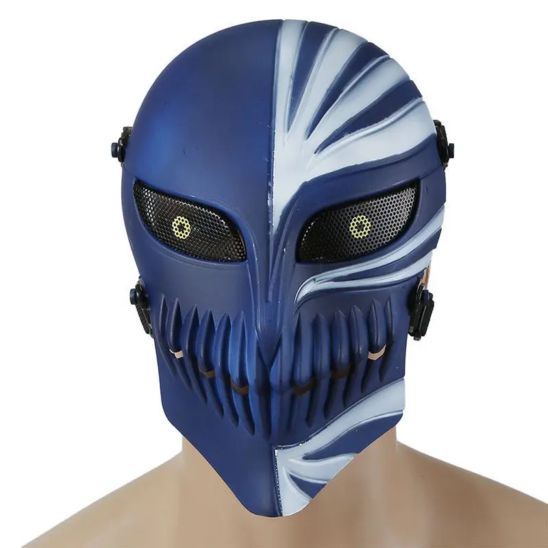 Death Ichigo Kurosaki Bleach Full Face Tactical Mask Skull Cosplay Halloween Wargame Military Army Airsoft Paintball Masks