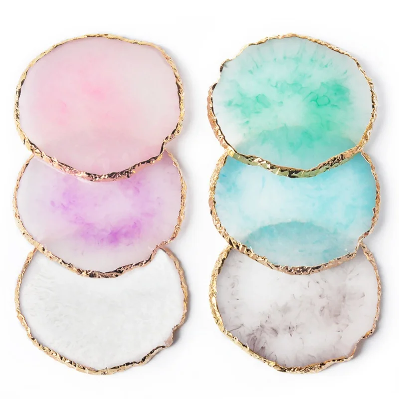 

Resin Nail Art Circular Color Paint Palette Holder Display Nail Polish Color Mixing Painting Showing Board Manicure Tool
