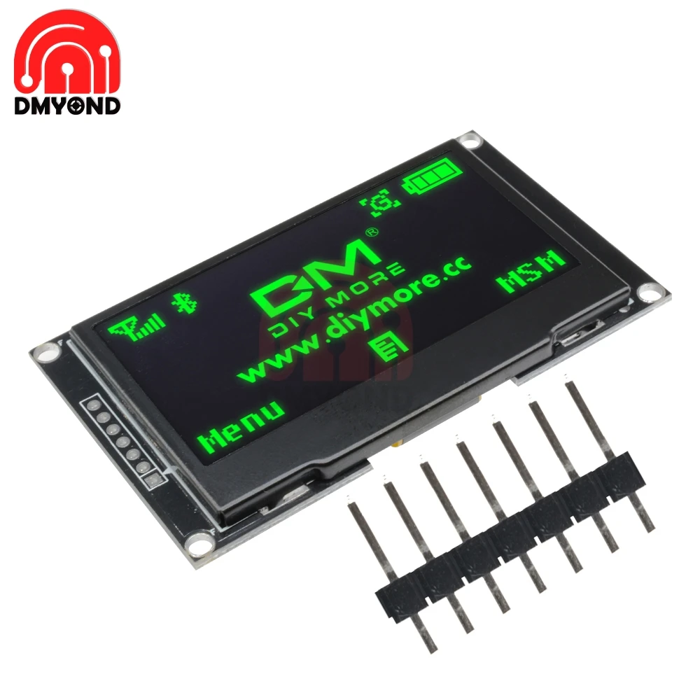 

2.42 Inch OLED Display Module Board IIC I2C SPI Serial Port for Arduino 12864 LCD Screen 128X64 SSD1309 GND SDA SCL VCC RES DC