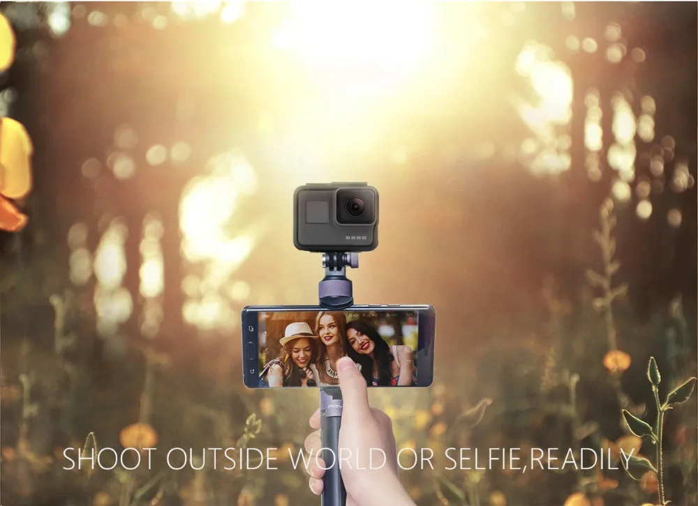 PGYTECH Ручной штатив для экшн-камеры DJI Osmo Pocket для Gopro Hero 6 5 4 Xiaomi Yi аксессуары для камеры