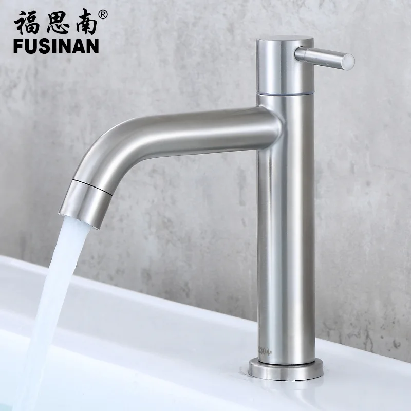 Ванная комната аксессуары 304 нержавеющая сталь один холодный вентиль бассейна