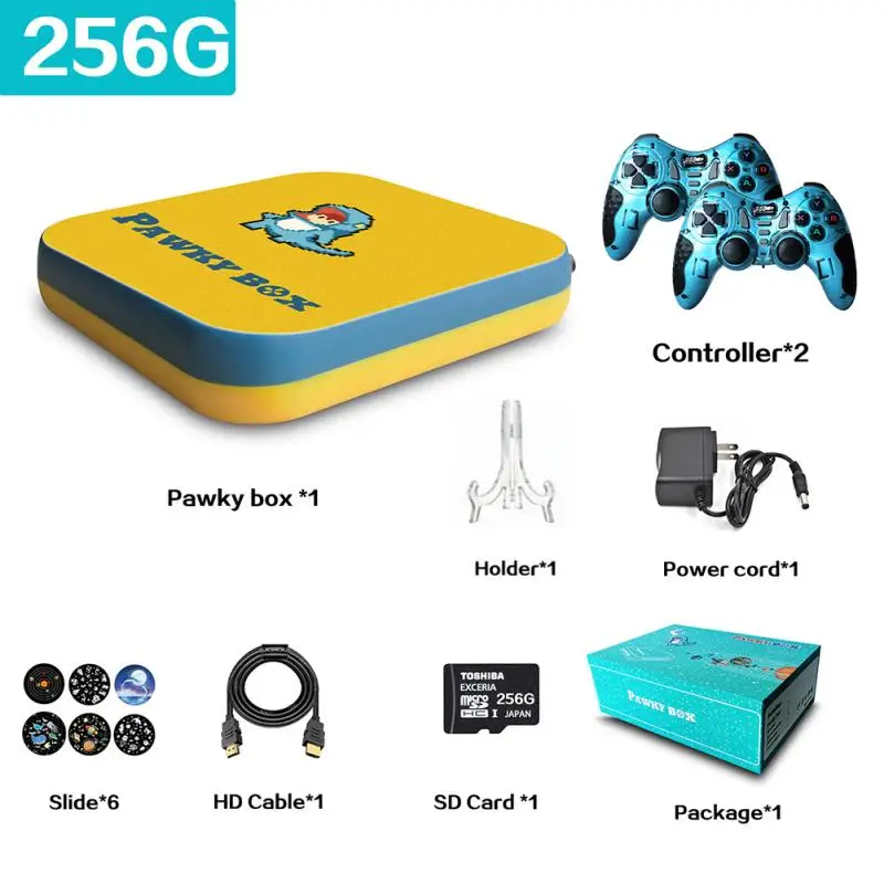 

Ретро ТВ игровая консоль Pawky Box, ностальгическая 50 тысяч игровых приставок, детство, старомодная домашняя аркадная консоль FC (Британский ста...