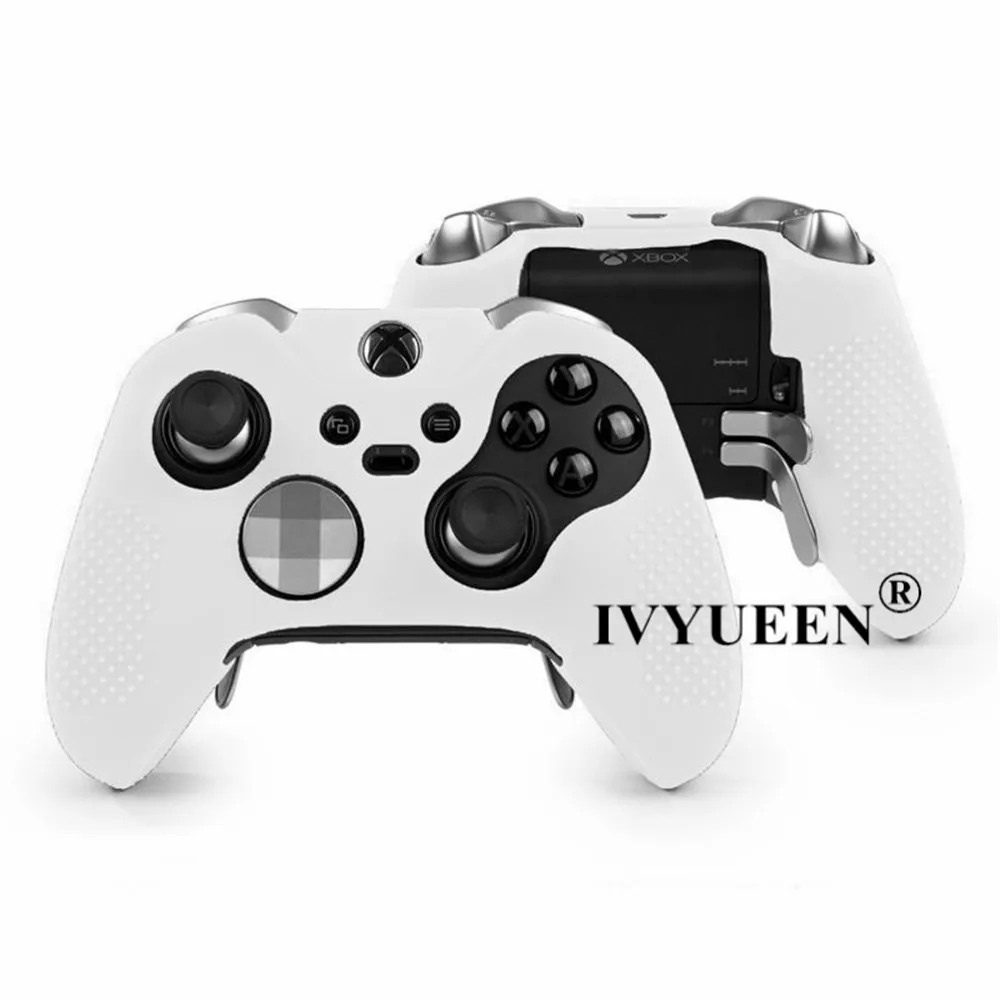 IVYUEEN для microsoft Xbox one Elite контроллер Мягкий силиконовый чехол+ 2 x палочки для большого пальца ручки управления защитная кожа