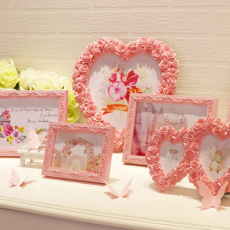 Романтические фоторамки в форме сердца 15 шт. винтажные картина рамка для