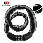 WEST BIKING 94 см светоотражающий велосипедный замок 5 цифровой пароль противоугонные замки безопасность Мотоцикл Велоспорт MTB велосипед цепь замок