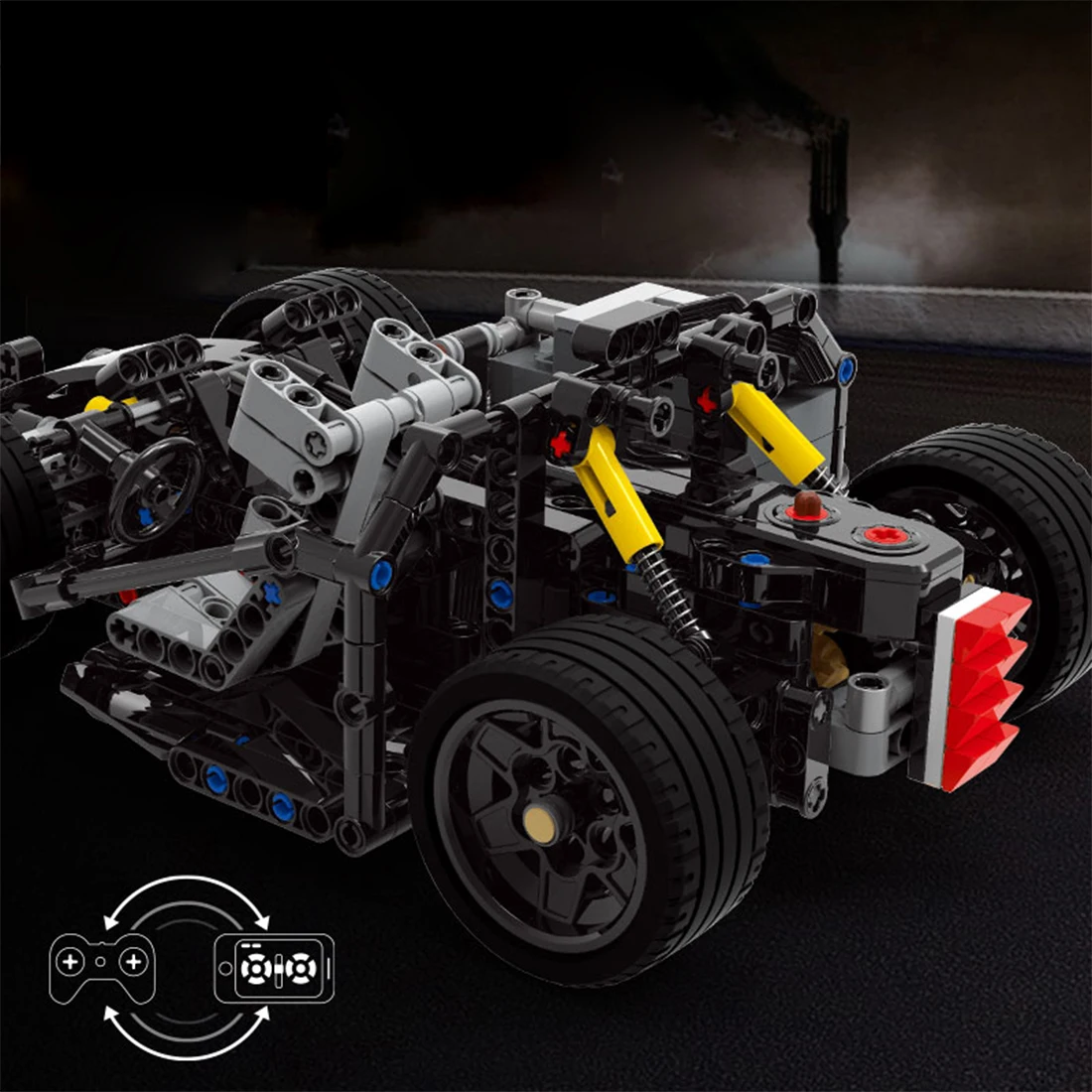 Moc Electronic Blocks 430pcs 4CH 2 4G мобильный телефон Bluetooth пульт дистанционного
