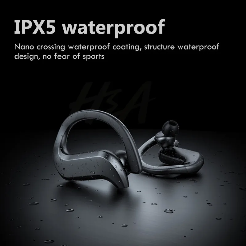 Новые Беспроводные спортивные наушники Tws с ушным крючком гарнитура Bluetooth