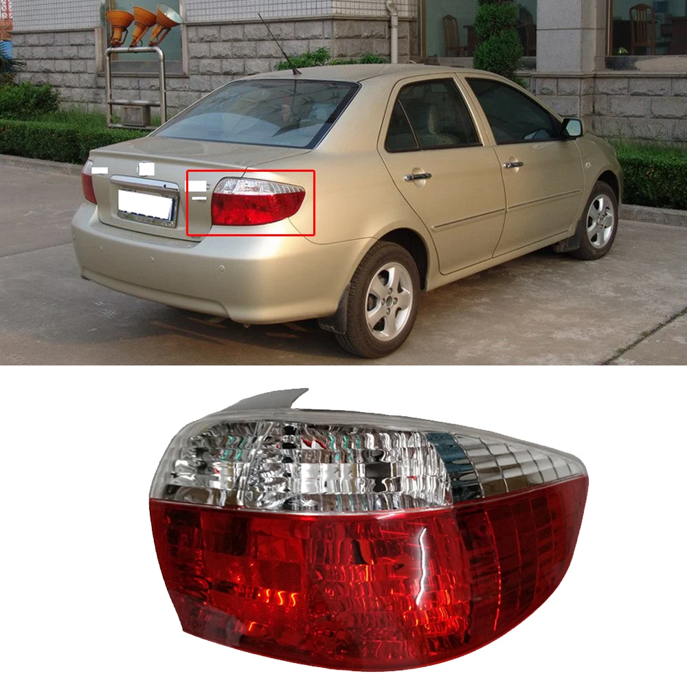 CAPQX 1 шт. для Toyota Vios 2002 2003 2004 2005 сзади светильник хвост тормозной фонарь единый