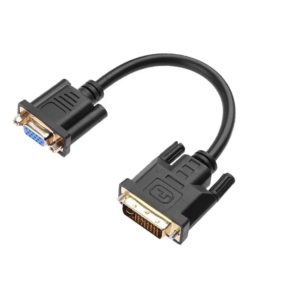 DVI 24 + 5 мужчин и женщин VGA M/F Кабель адаптер видео монитор конвертер провода шнур
