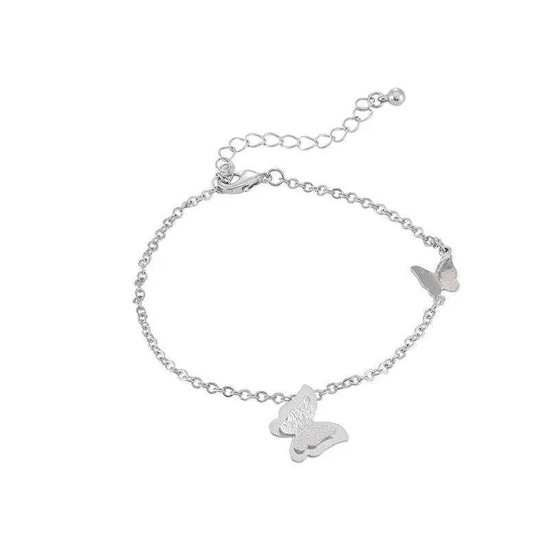 

New Arrival Single Layer Butterfly Bracelet Simple Girls Sweet Butterfly Pendant Charm Bracelets Hand Jewelry Gifts For Womens