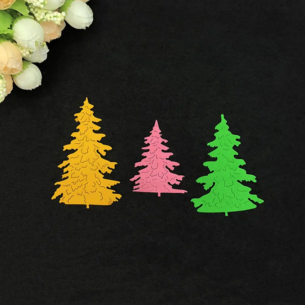 3 шт. дерево металл Рождество резки трафареты для DIY Скрапбукинг Бумажные карты