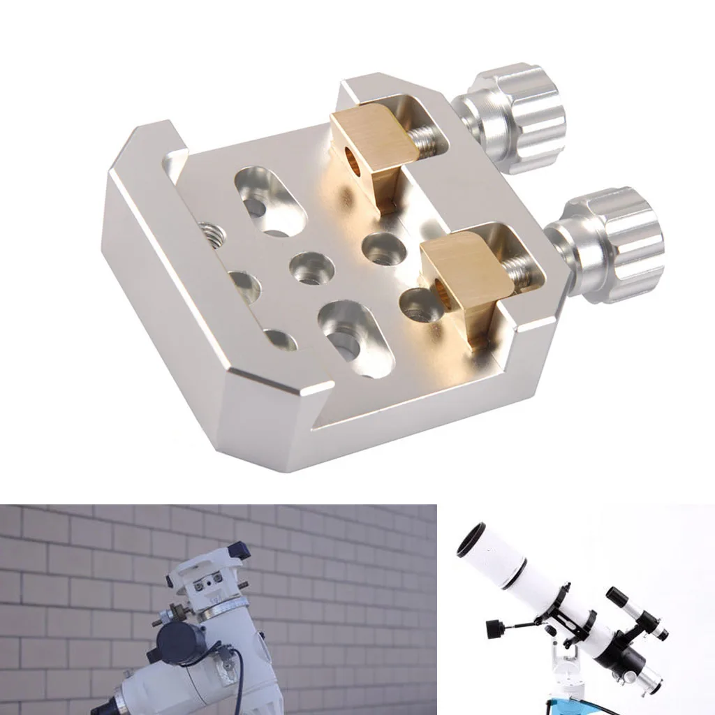 

Aluminium Alloy Dovetail Base for Finder Scope Strong and Durable Telescope Finderscope Mount Dovetail Slot Plate Groove Screw