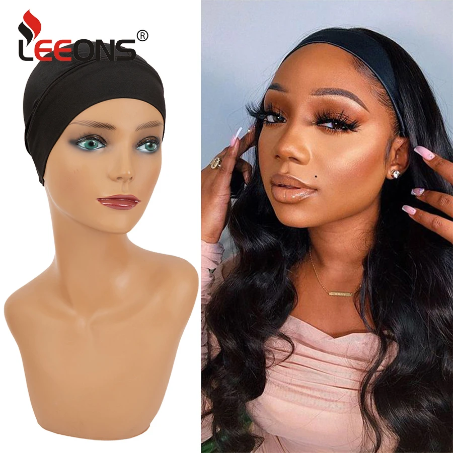 

Dome Headband Wig Cap For Wig Making Wig Grip Cap Mesh Headband Wig Cap For Women Wigs Free Size Fits 22-23 Inches Head Black