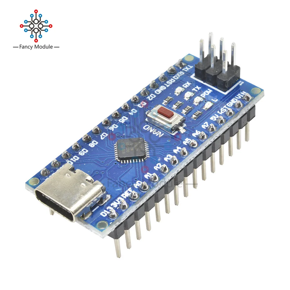 Type-C Micro USB Mini CH340 CH340G NANO V3.0 ATMEGA328P-MU модуль микроконтроллера Nano Terminal Adapter для Arduino |