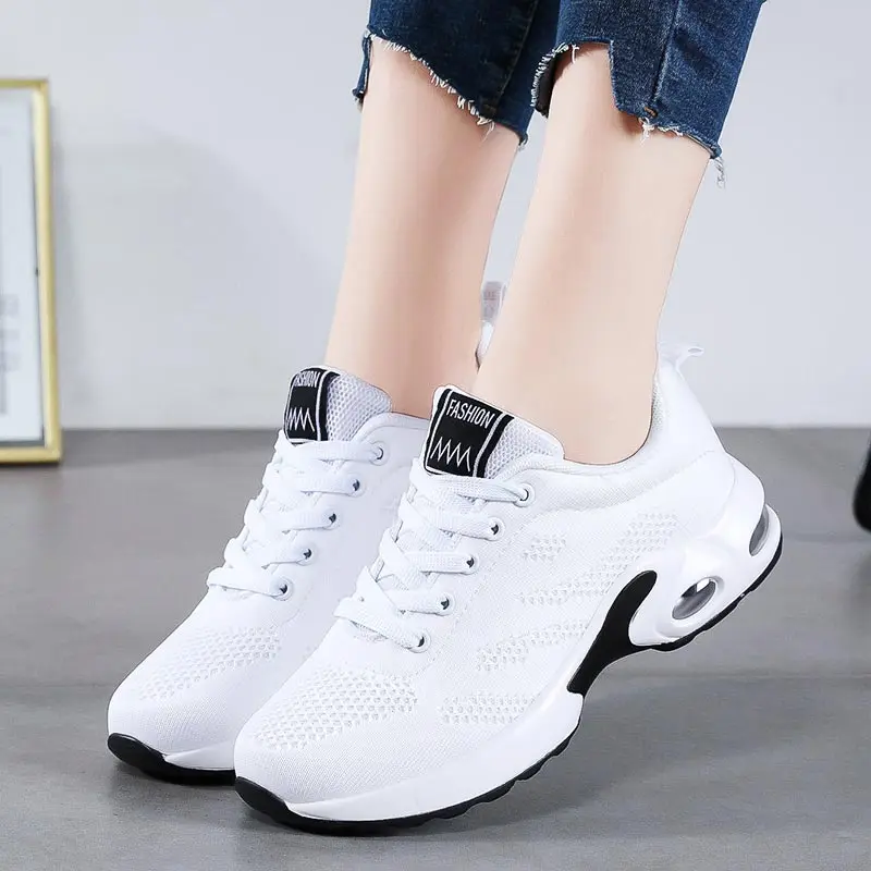 

Plus Size Summer Air Cushion Women's Shoes Sport Sneakers Woman Running for Women Womens Sports White GMB-0529