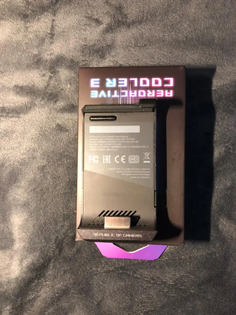 Подержанный старый оригинальный держатель вентилятора охлаждения ASUS ROG Phone 3 Aero