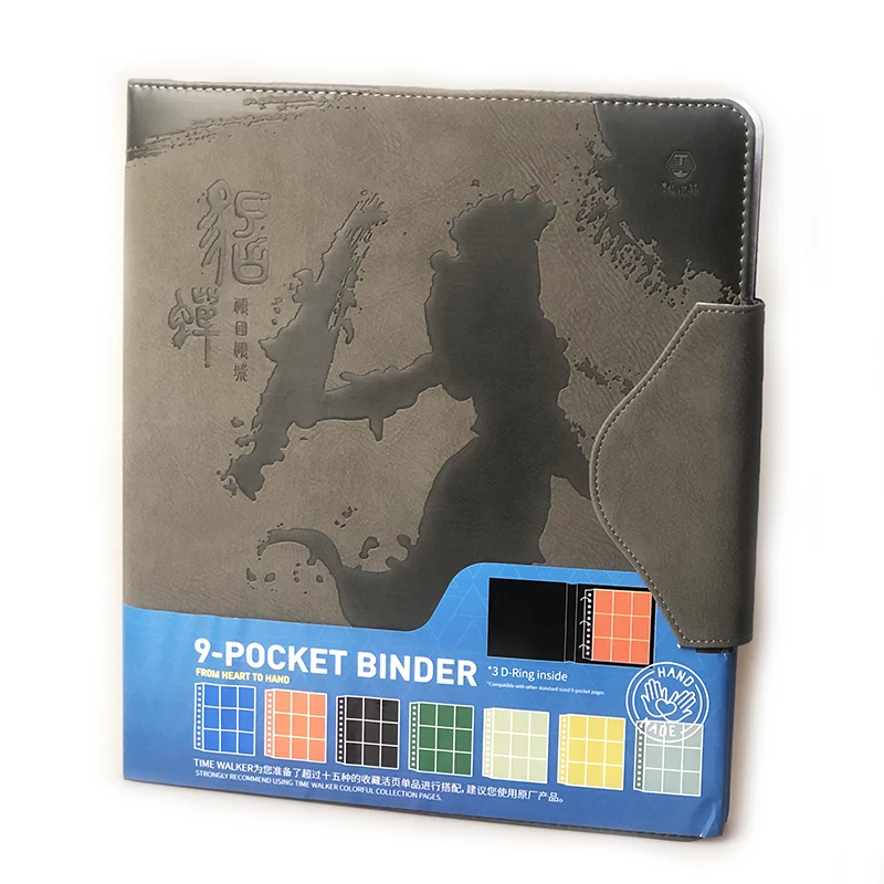 Time Walker Portal Three Kingdoms 9 Pockets Wusong открытки в альбом книги для MGT/YU-GI-OH/Poke/FOW Hold 20-30 страниц