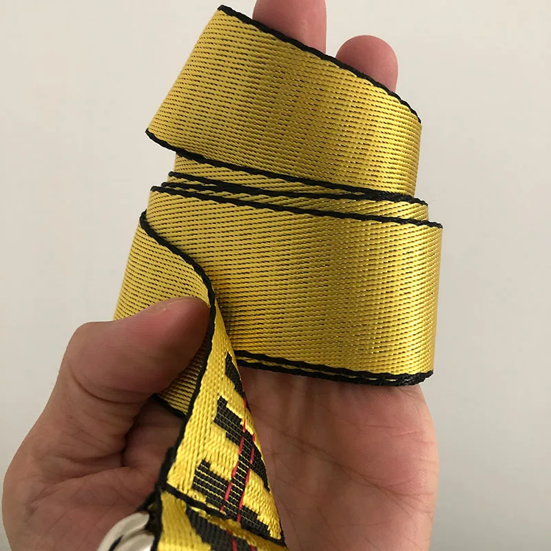Gold off belt Желтый, Харадзюку, вышивка, холст, буквы, двойное кольцо, пряжка, длинный ремень, женские ремни, для женщин, Роскошные, дизайнерские, брендовые ремни - Цвет: Gold off belt
