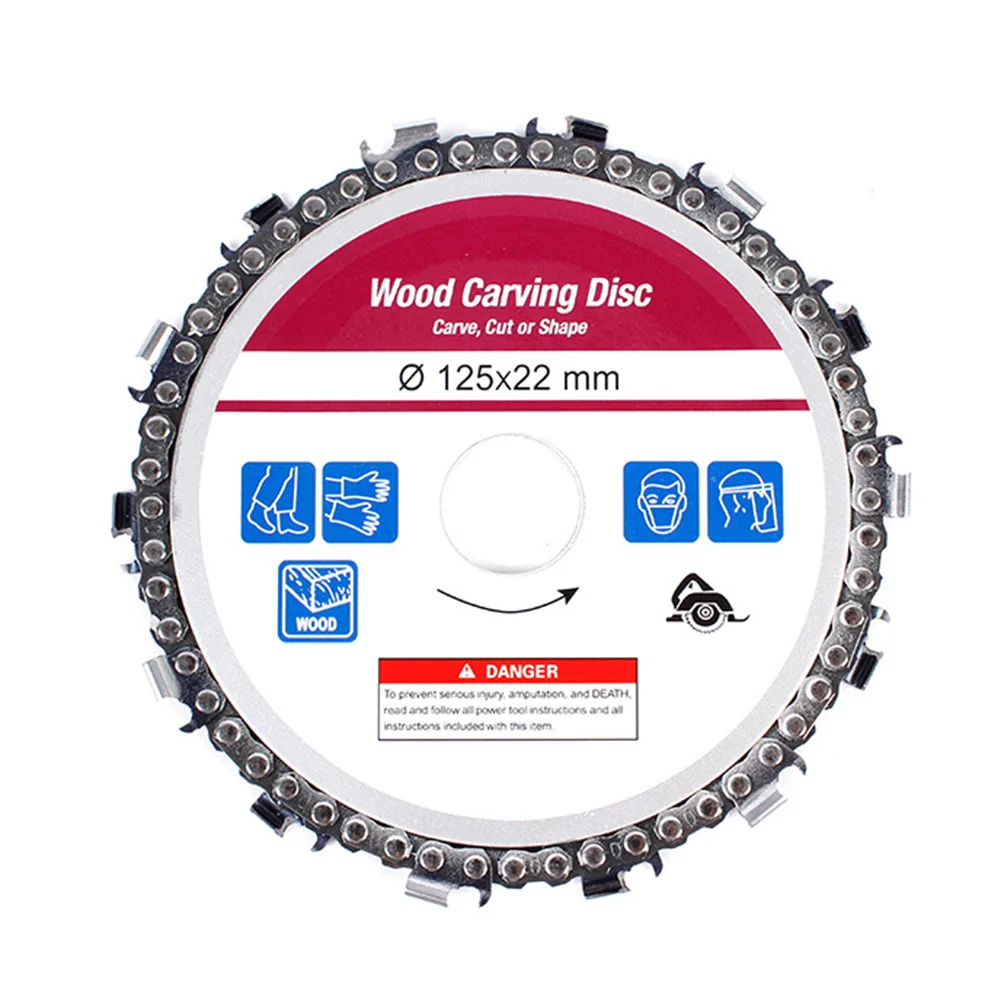 

125mm Angle Grinder Chain Disc Carving Disc Blades 13 Teeth Cutting Chain saw