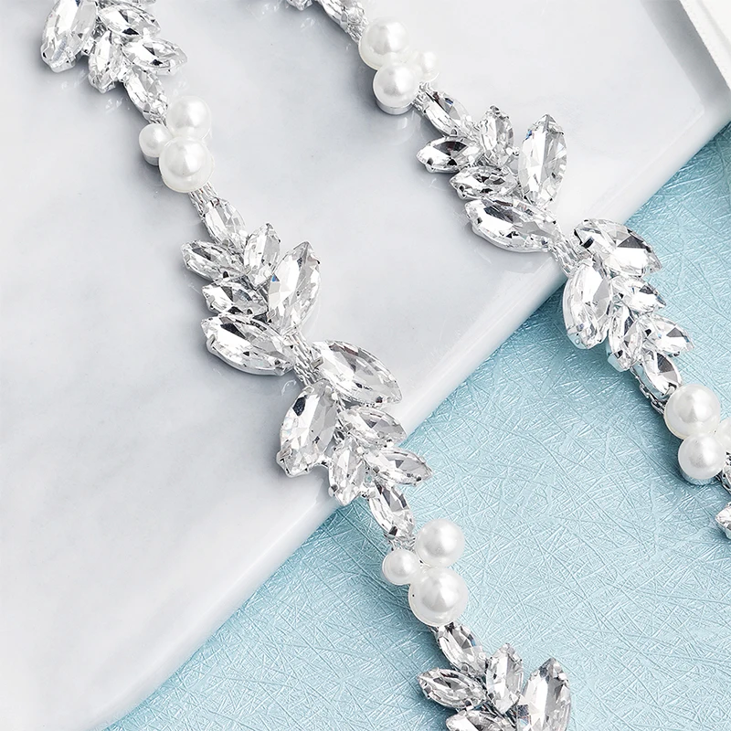 Женский свадебный пояс Miallo с цветами и австрийским хрусталем | Свадьбы торжества