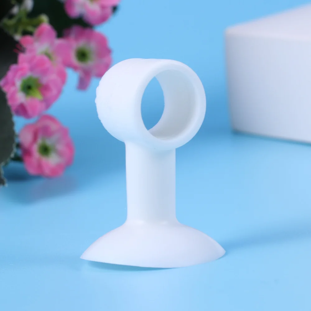 

5pcs Silicone Anti-collision Door Stopper Handles Door Protective Pad Sucking Rubber Doorknob Bumper Crash Pads Protector (White