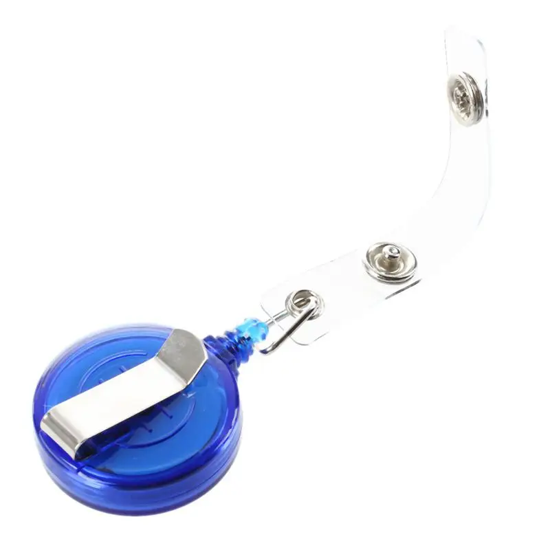 Выдвижной Держатель для удостоверения личности лыжного пасса брелок с зажимом