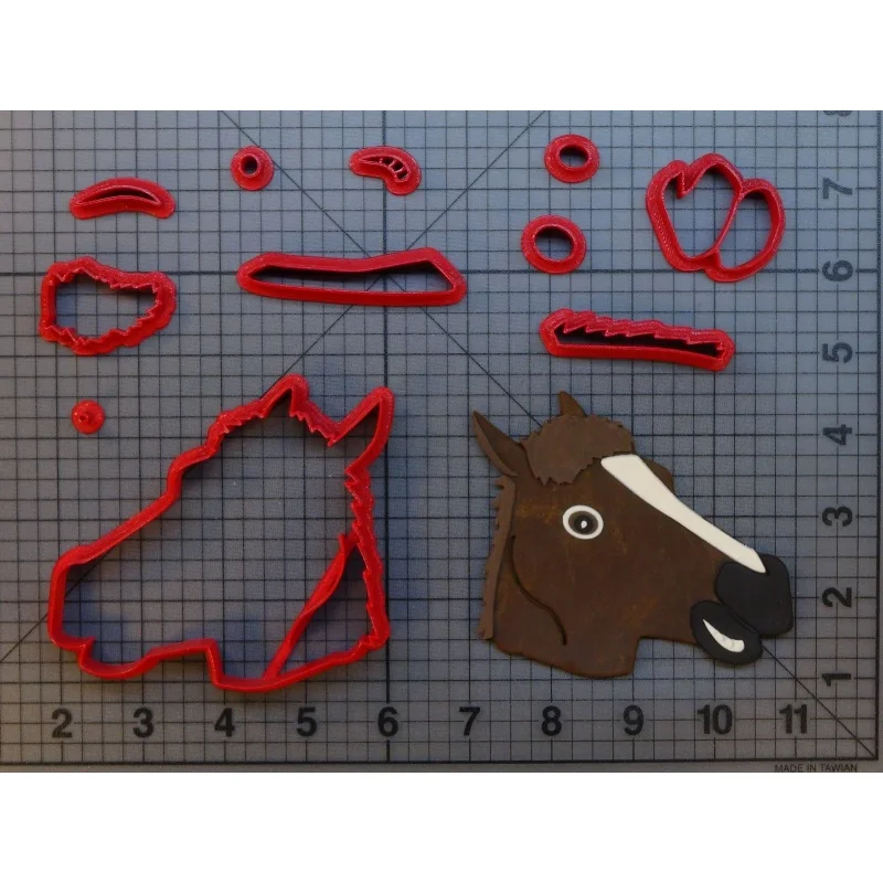 Подкова в виде лошади головы палка и верховой езды торт для кексов помадки крышка