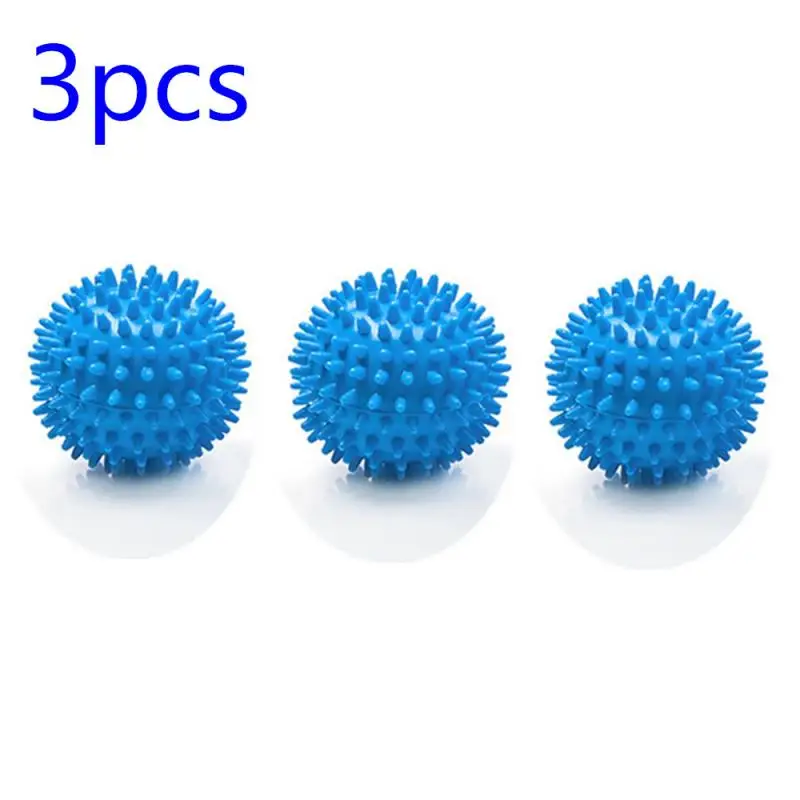 3pcs 4 формы бытовой шарик для стирки, анти-намотка, уход за тканью, Очищающий мяч, мягкий пластик, домашняя стиральная машина, мяч для сухого белья - Цвет: 3pcs