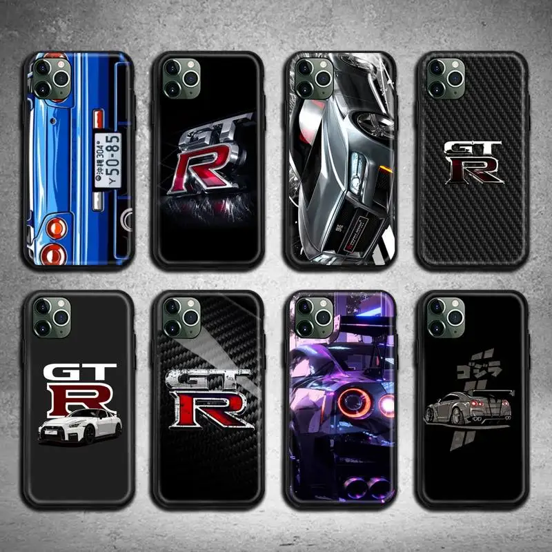 Роскошный крутой спортивный автомобиль GTR Чехол для мобильного телефона iphone 12 11