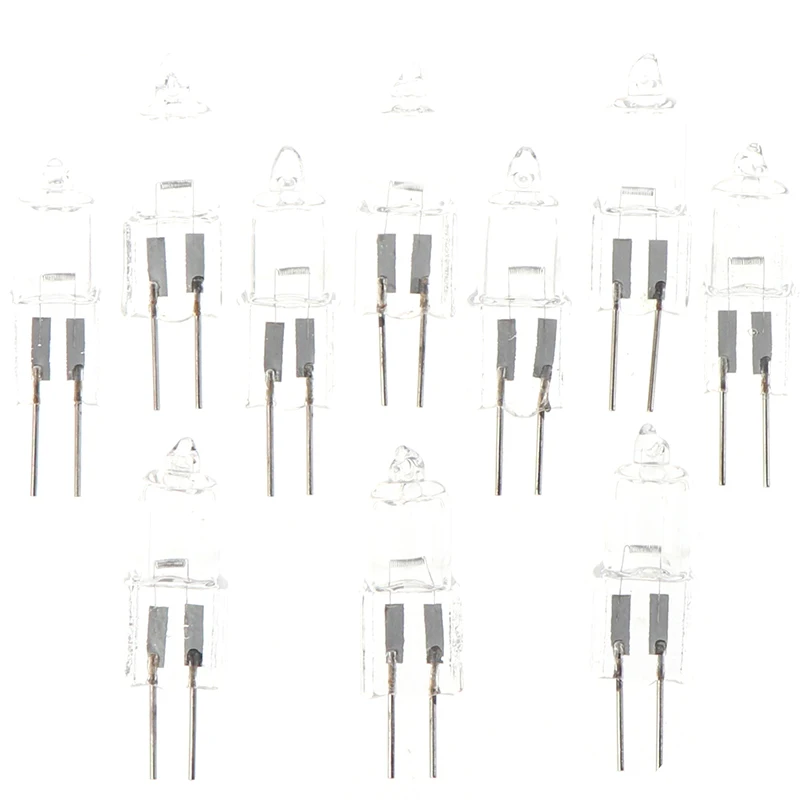 

10 Pieces Halogen-Lampe G4 12V 20W Stiftsockel Stiftsockellampe 20 Watt Leuchtmittel